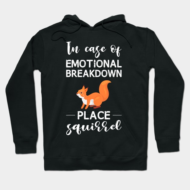 Autumn, Fall Place Squirell Hoodie by Lin-Eve